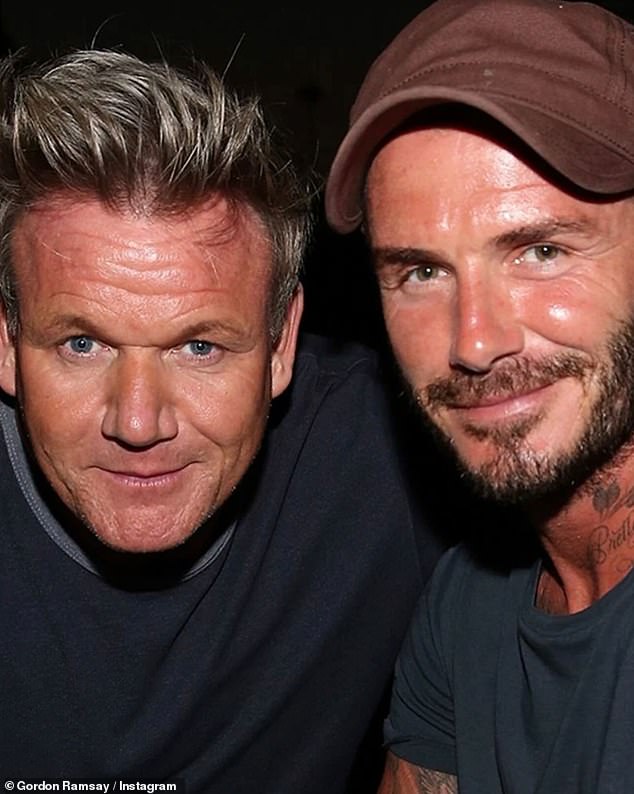 Davidov bliski prijatelj Gordon Ramsay podijelio je s zvijezdom niz snimka dok mu je poželio sretan rođendan