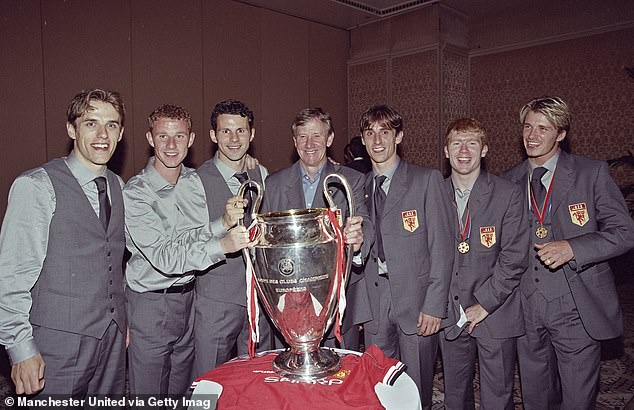 I Beckham i Neville bili su dio Ujedinjene momčadi Lige prvaka 1999. godine