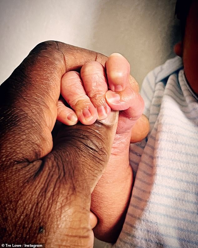 Tre, 50, odrazili se na neka teža vremena u njegovom životu, dodajući da dolazak njegovog djeteta samo ima smisla u Sweet Post podijeljen na društvenim mrežama