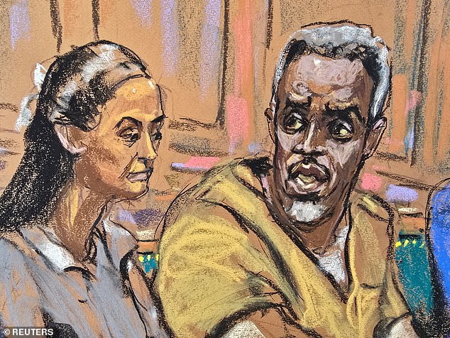 Diddy je uvijek nosio uniformu iz zatvora, ali sudac mu je dobio dozvolu da nosi vlastitu odjeću za suđenje