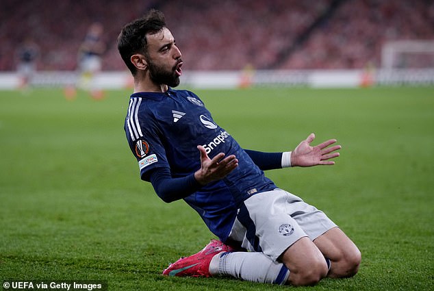 Fernandes has 19 goals and 18 assists in all competitions for United this campaign