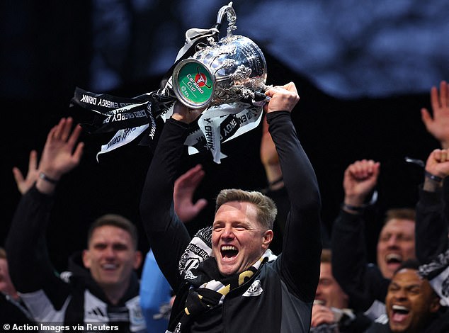 The former Newcastle midfielder believes Eddie Howe is special having led the club to a trophy