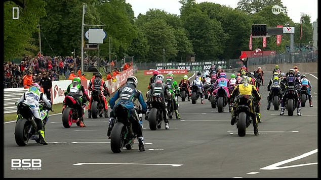 Some have raised questions about the fact there were 38 riders on the grid for the race