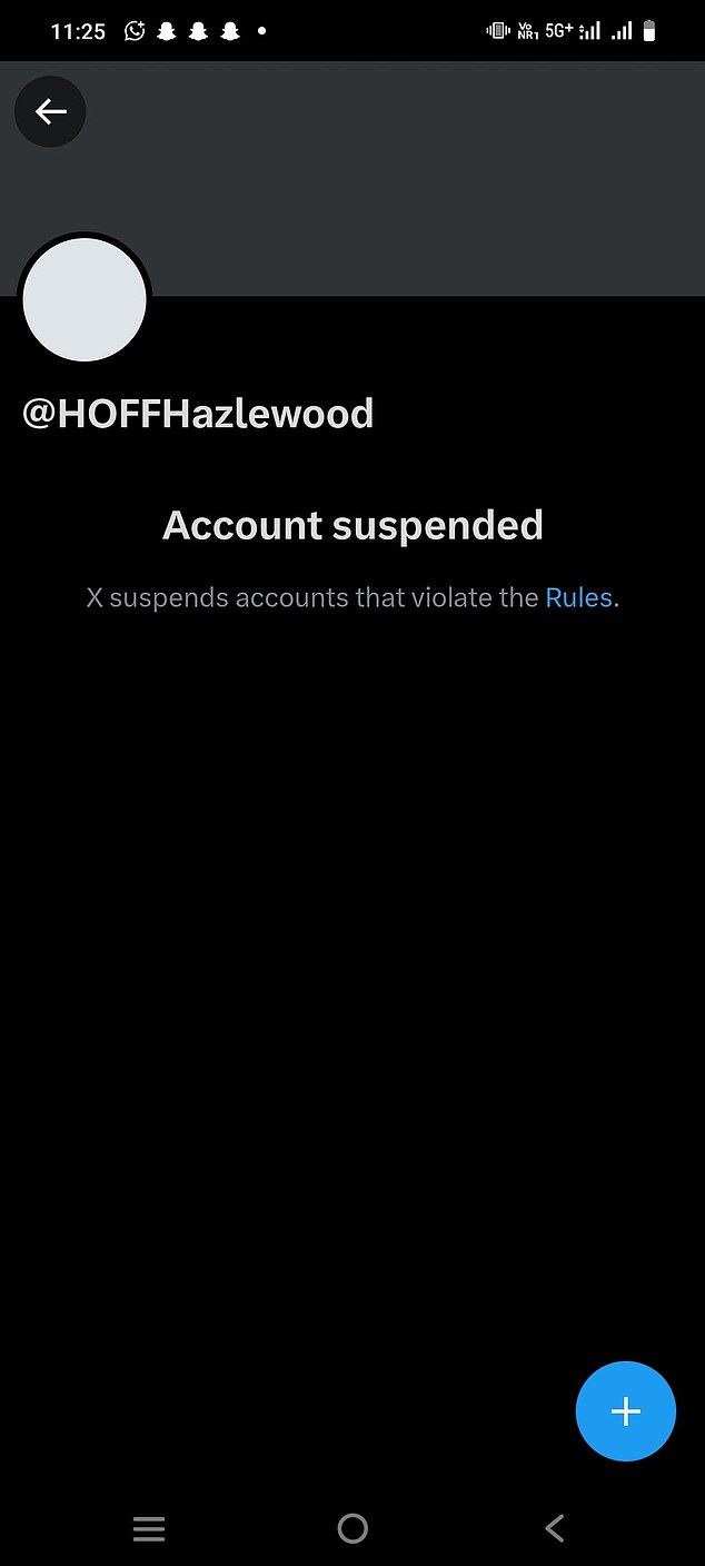 Post je uklonjen i račun suspendiran, ali ne prije nego što su ga vidjeli milijuni