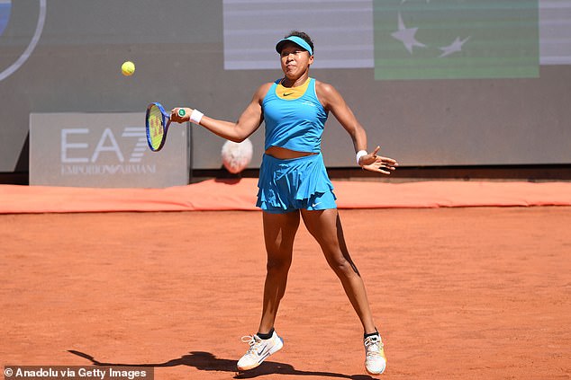 Osaka je vodio 4-2 u tiebreabreju prije nego što je propustio backhand i na kraju izgubila utakmicu