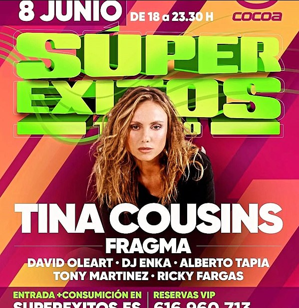 Nedavno je Tina svirala set na Barcelona Dance Music Festivalu Super Éxitos u lipnju prošle godine
