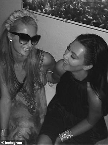 Paris Hilton - koji je West rekao da je u jednom trenutku želio imati dijete - viđen je kako dijeli smijeh sa svojim dugogodišnjim prijateljem i bivšom pomoćnikom Kardashian u Bashu