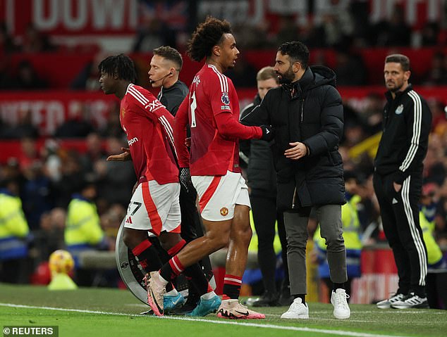 Nizozemski napadač povišen je tijekom Unitedove ligaške utakmice protiv Newcastlea u prosincu