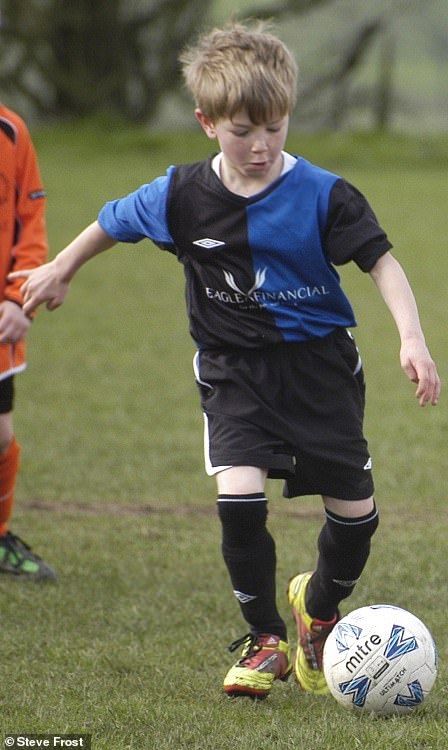 Wharton playing for local club Wilpshire Wanderers, where his talents first became apparent