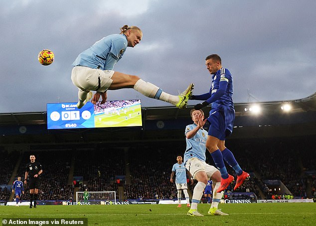 Even the great Erling Haaland has admitted to having studied Vardy's arts at the top level