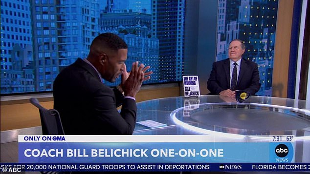 Belichick je odbio ponuditi bilo kakav detalj o svom osobnom životu s Hudsonom Michaelu Strahanu