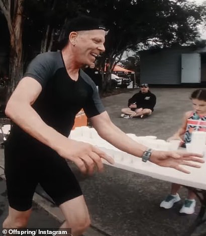 'Ovdje smo u Sydneyu. Napravit ću malo sprint triatlona, ​​samo za zabavu. To radimo na slobodnim danima 