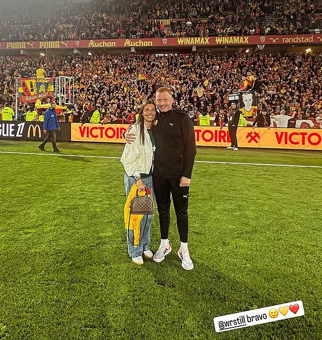 Saunders je bio tamo da gleda Stilkinu posljednju utakmicu u objektivu prošle subote - pobjedu od 4-0 nad Monakom