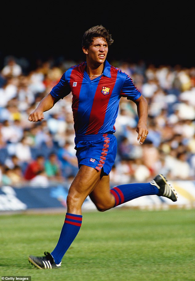 Godine 1986. Lineker je dobio transfer u Barcelonu, a zatim ga upravlja legendarni britanski gaffer Terry Venables