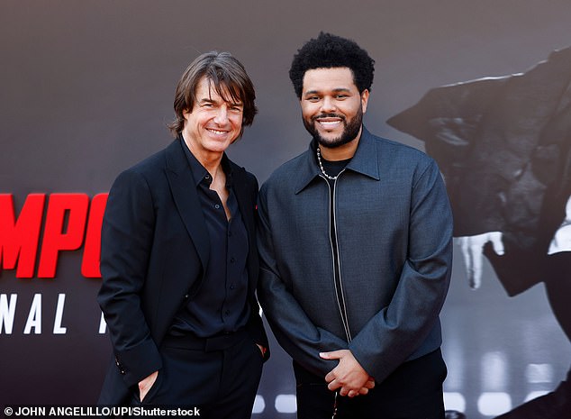 Tom je pozirao s The Weeknd -om na premijeri