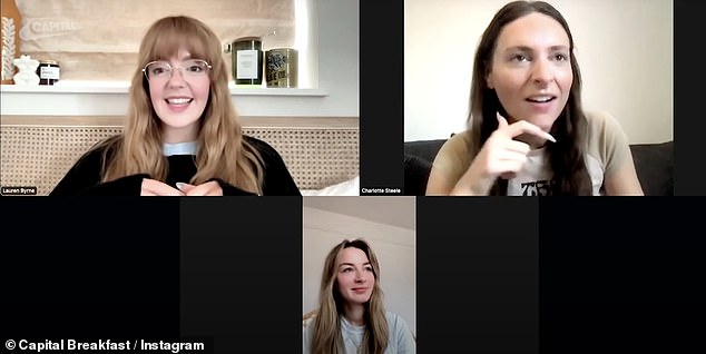 Govoreći putem video poziva sa svojim kolegama na kapitalnim doručkom, Holly-Ann je priznala da je 'mozak bio raštrkan' nakon koncerta Eurovizije i 'pogrešno ga je'