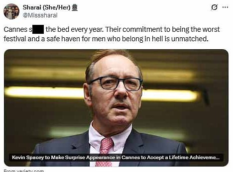 Odluka o slavljenju Spaceyja Fondom Better World, dobrotvornom organizacijom koja ima za cilj da 