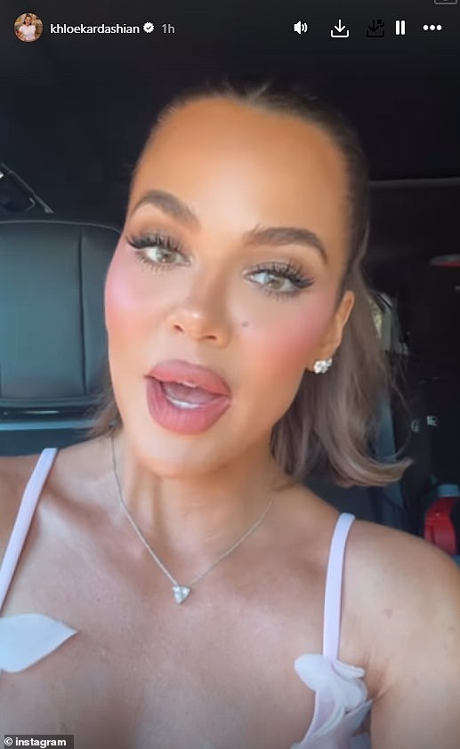 Khloe je također podijelila video pohvali Kim