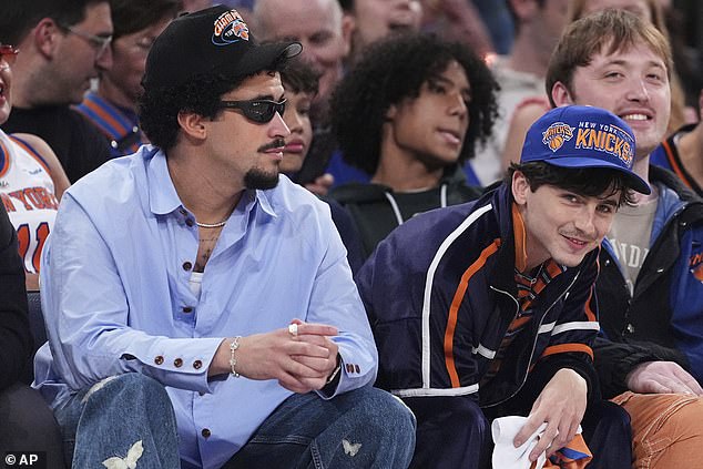 Hollywoodski glumac bio je gotovo neprestani na dvorištu za New York Knicks