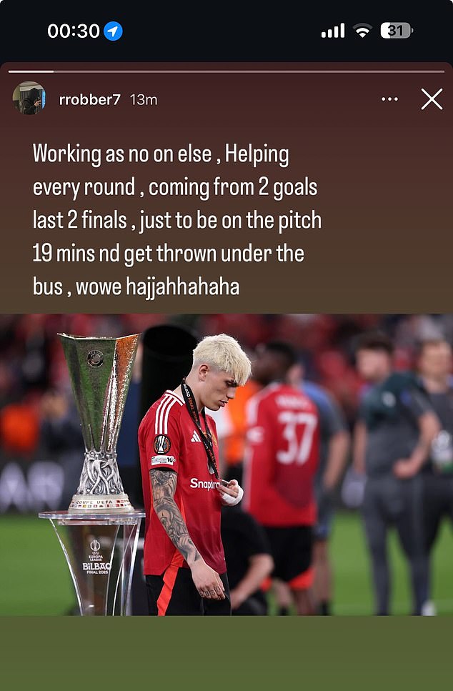 Garnacho i brat Roberto pogodili su u Amorimu nakon finala Lige Europa prošlog tjedna