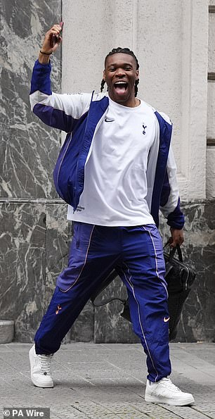 Sudbina Udogie pojavila se u velikom raspoloženju nakon što je napustila hotel