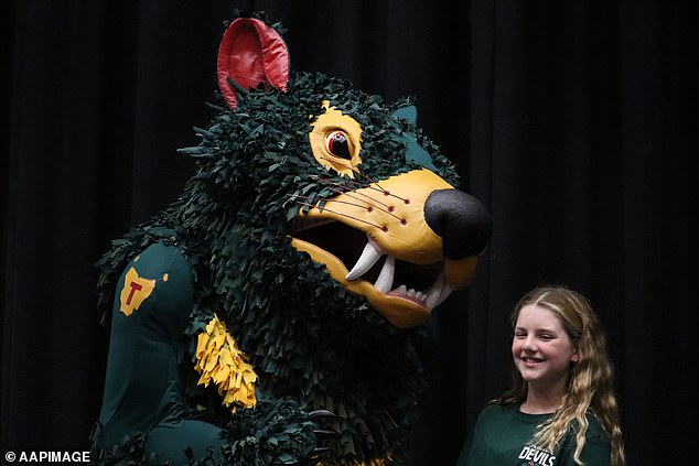 Brendon Gale, šef đavola, priznao je da ga situacija ima na rubu (na slici, klupska maskota rum'un đavol)