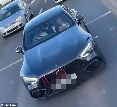 Williams je prethodno bio na slici koji drži balon za usne dok je putnik Mercedes Brabus. Incident nije bio povezan s nedavnim sudskim slučajem