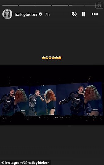 Pop zvijezda, 31, pridružila se SZA tijekom zaustavljanja njenih i velikih nacionalnih turneja Kendricka Lamara na stadionu Sofi, na elektrificirajući obožavatelje sa sumornim nastupom njihovog dueta Snooze