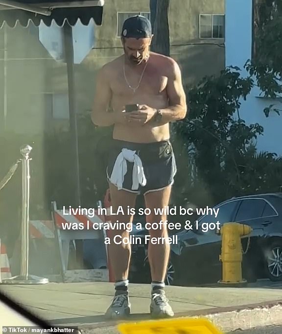 Colin Farrell pokazao je svoj isklesani torzo dok je uživao u izletu s niskim ključem, koji je objavio obožavatelj na Tiktoku