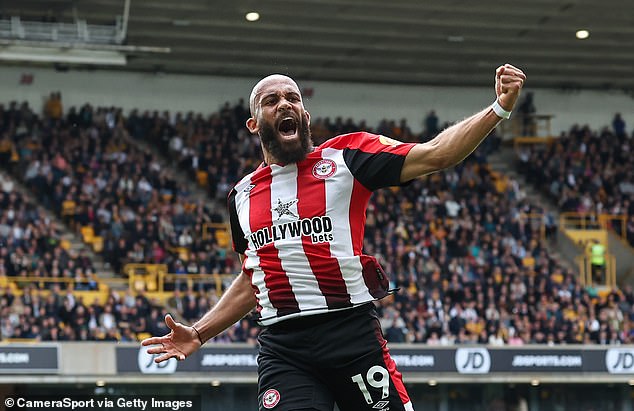 Bryan Mbeumo dao je pčelama vodstvo na sredini prvog poluvremena u Molineuxu