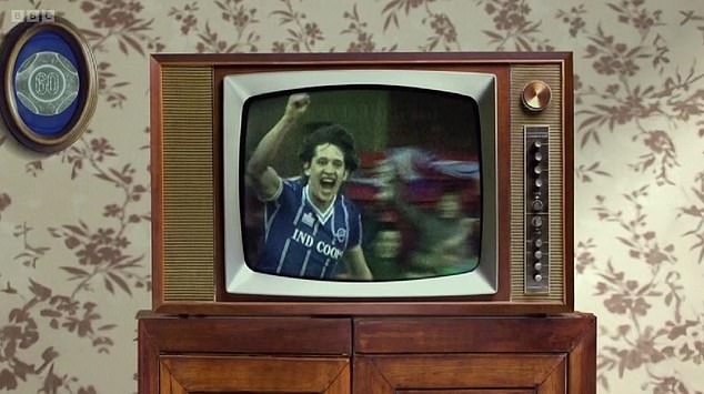 The BBC featured a montage of some of Lineker's goals at the start of the Sunday show