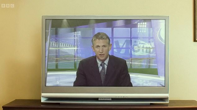 They also featured a clip of his early presenting work from 26 years ago