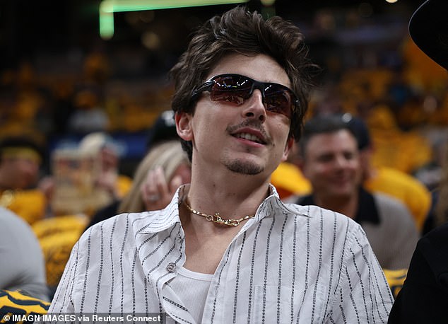 Knicks obožavatelj Timothée Chalamet krenuo je u Indianapolis, gdje je trebao vidjeti kako Knicks pobjeđuje
