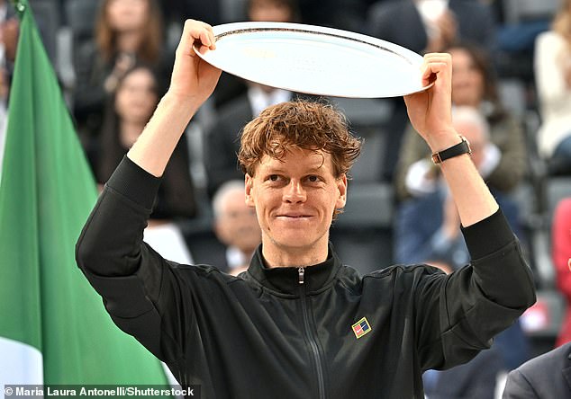Sinner enjoyed a charmed return to the tour in front of home fans at last week's Italian Open