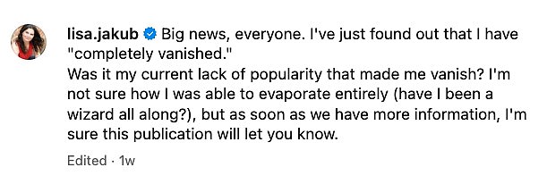 Jakub je članak objavio na svom Instagramu, napisavši: 