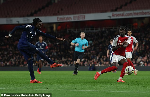 Jaydan Kamason scored a stunner to force extra time against Arsenal in the FA Youth Cup