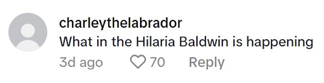 Kao odgovor na video, mnogi korisnici na društvenim mrežama pozvali su svoj novi način govora i uspoređivali ga s fluktuirajućim španjolskim naglaskom HILARIA Baldwina