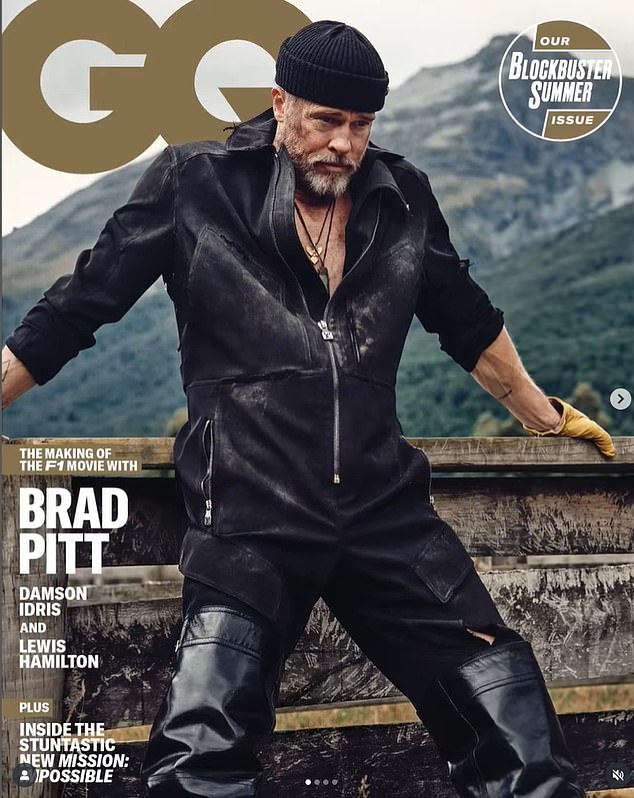 Pitt je imao škakljiv pogled na svoj GQ poklopac