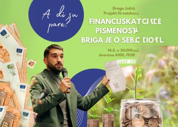 “A, di su pare?” Dođite na predavanje o financijskoj pismenosti za mlade na FESB-u