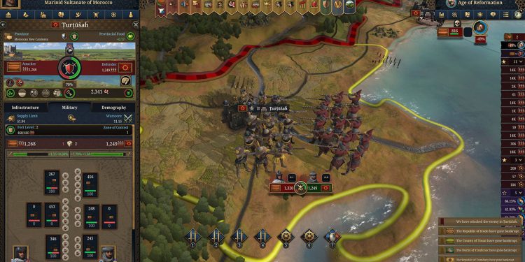 Europa Universalis 5 je jezično velik, gusta strategija nastavka