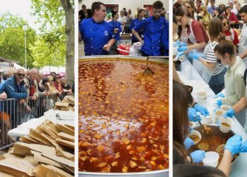 FOTO I VIDEO Splitski Pazar preplavili građani: Tradicionalna janjetina s bižima oduševila tisuće za Svetog Dujma