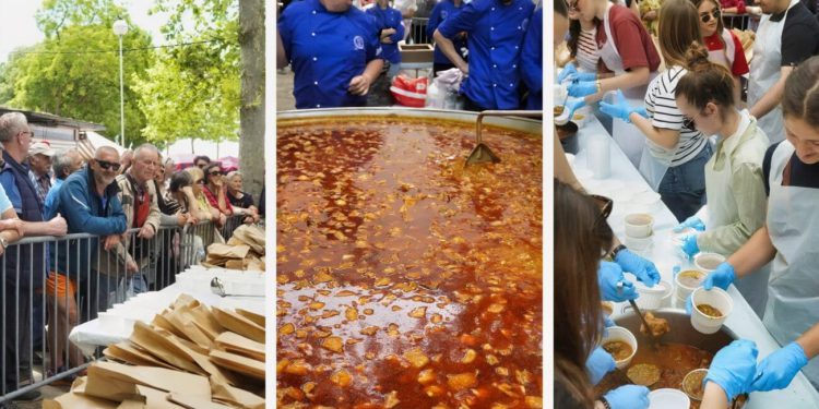 FOTO I VIDEO Splitski Pazar preplavili građani: Tradicionalna janjetina s bižima oduševila tisuće za Svetog Dujma