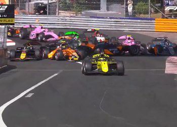 Formula 2 kaos u Monaku kao McLaren Star pokreće gomilanje 11 automobila na prvom uglu kako bi prisilila ranu crvenu zastavu