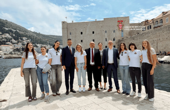 Franković primio košarkašice Raguse nakon osvajanja naslova prvakinja Hrvatske