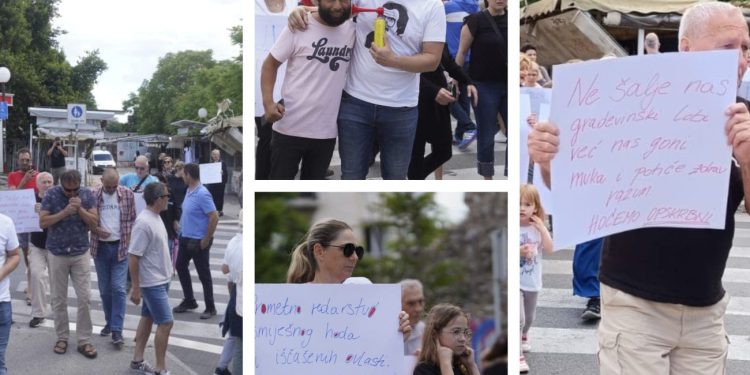 GETANI PROSVJEDOVALI Pogledajte tko se sve okupio. Splićani ih podržali trubama i Hajdukovim pjesmama