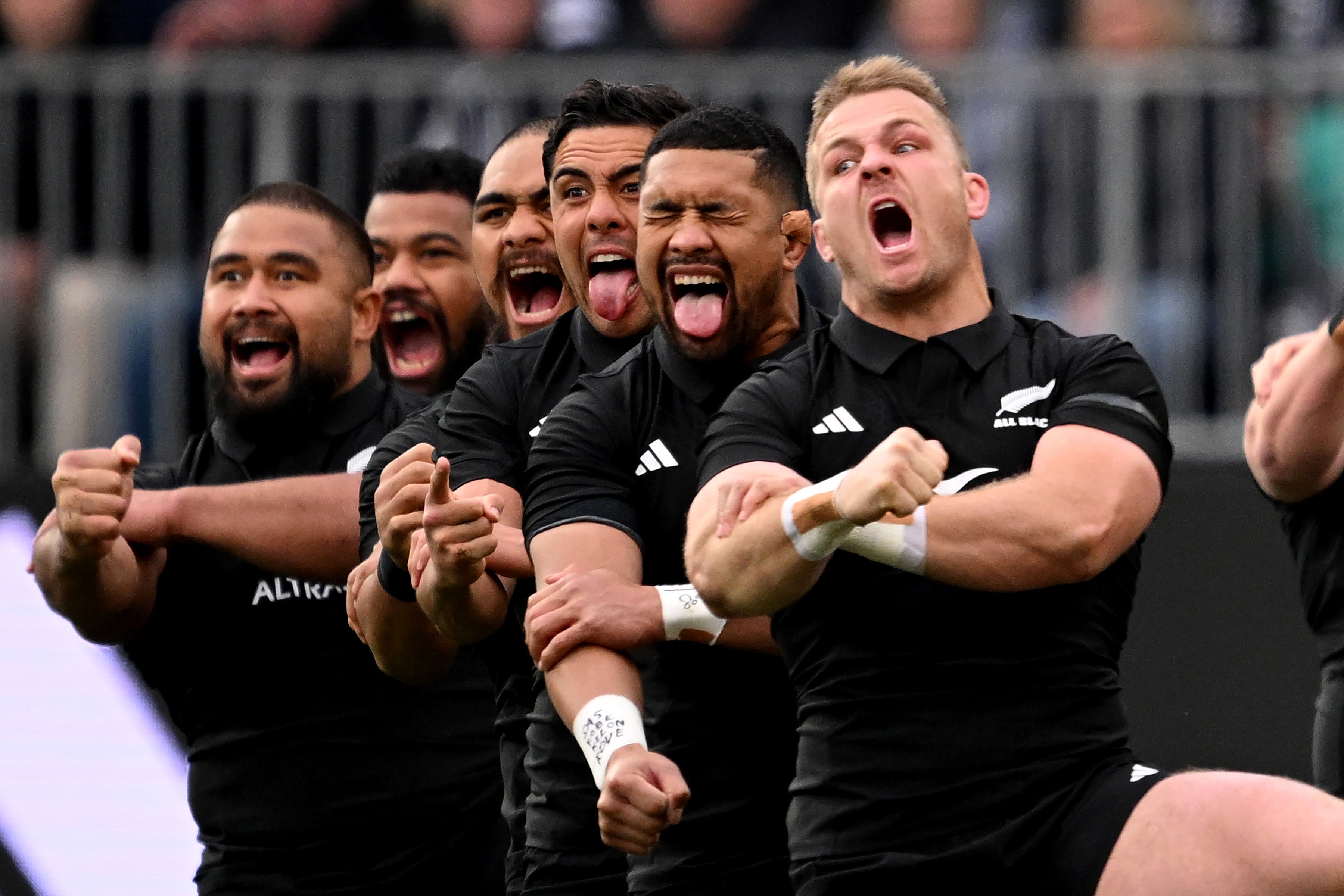 All Blacks izvode haku uoči svog meča Bledisloe Cupa protiv australijskih Wallabies -a u kolovozu 2023