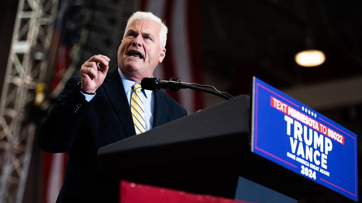 Emmer govori na mitingu Minnesote Trump