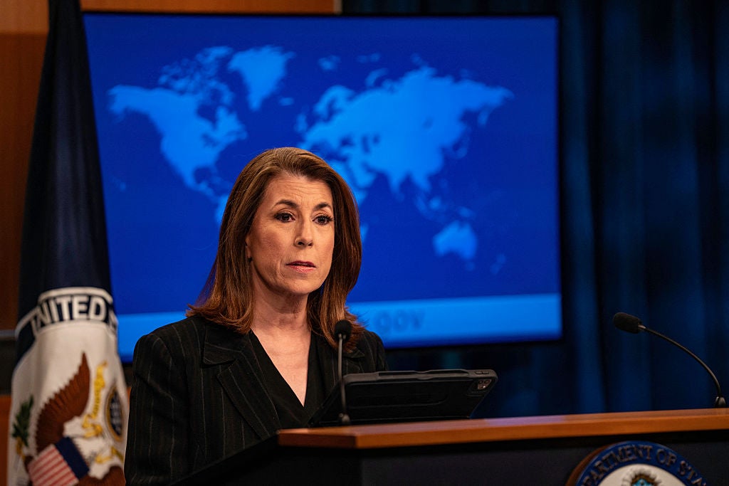 Tammy Bruce činila se zbunjenom i neinformiranom o situaciji pomoći u Gazi na brifingu u utorak