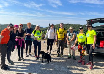 HPD Sniježnica u radnom posjetu Mljetu: “Umjesto prvih ovogodišnjih kupanja, radije smo se okupali u znoju” (FOTO)