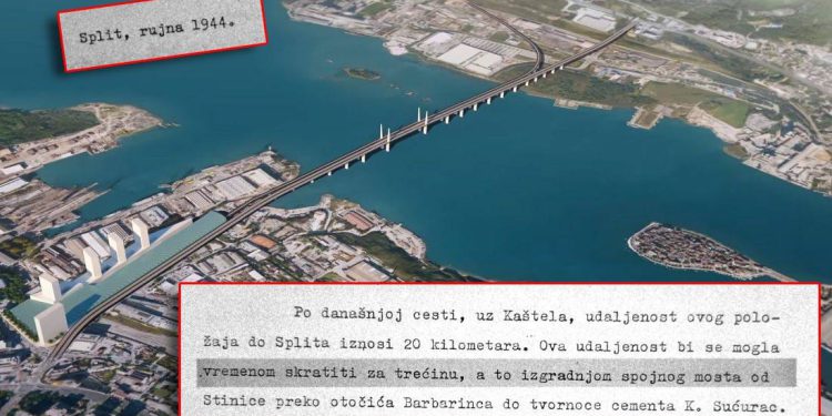 Hrvatske ceste još jednom najavile most Split-Kaštela, Opara prije 8 godina rekao da će biti gotov do 2025.